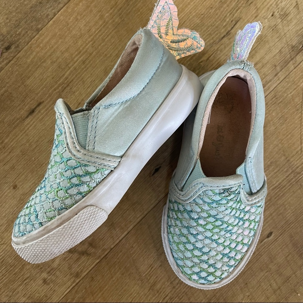 Cat & Jack Girls Mermaid slip on shoes